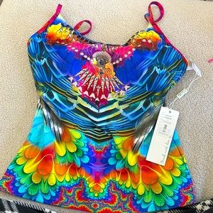 Brand new Camillia Rainbow top